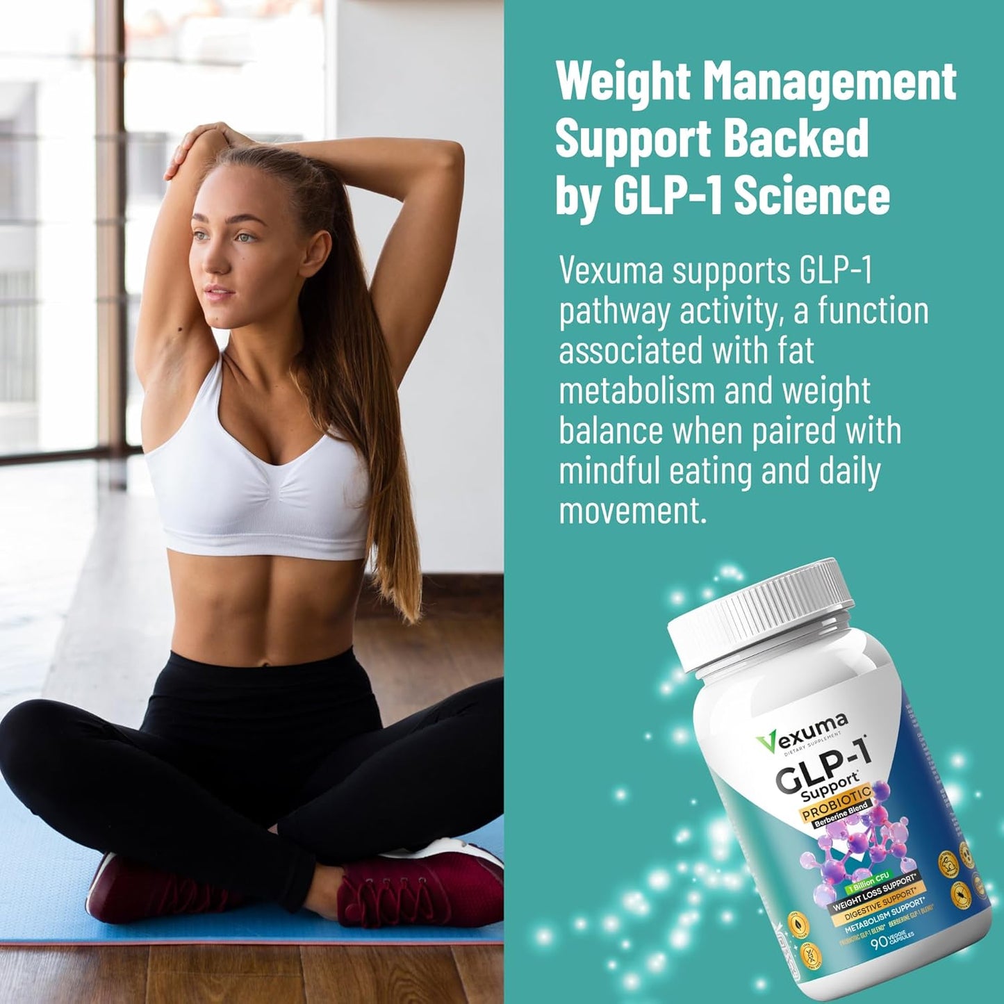 Vexuma GLP-1 Support Probiotic Supplement